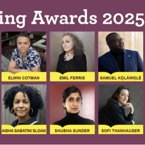 Here are the winners of the 2025 Whiting Awards.